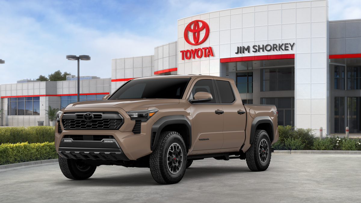 2026 Toyota Tacoma TRD Off-Road in Mudbath — front three-quarter view