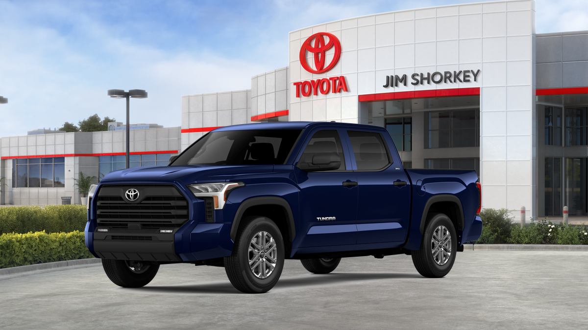 2026 Toyota Tundra SR5 in Blueprint — front three-quarter view