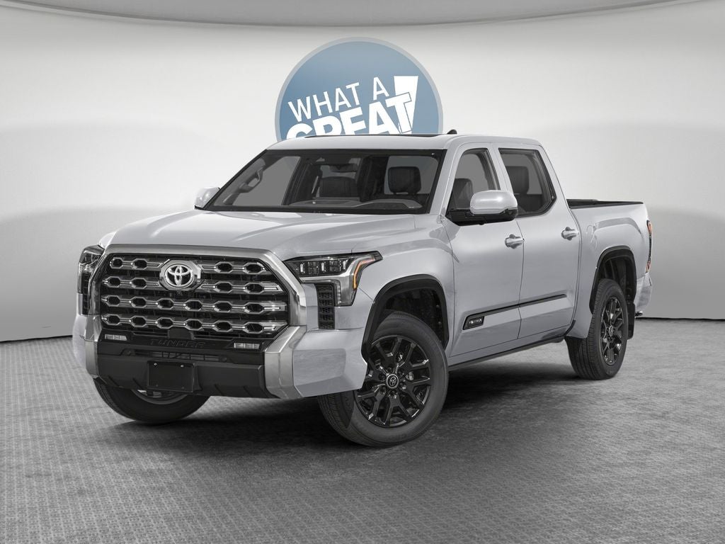 2026 Toyota Tundra Platinum in Celestial Silver Metallic — front three-quarter view