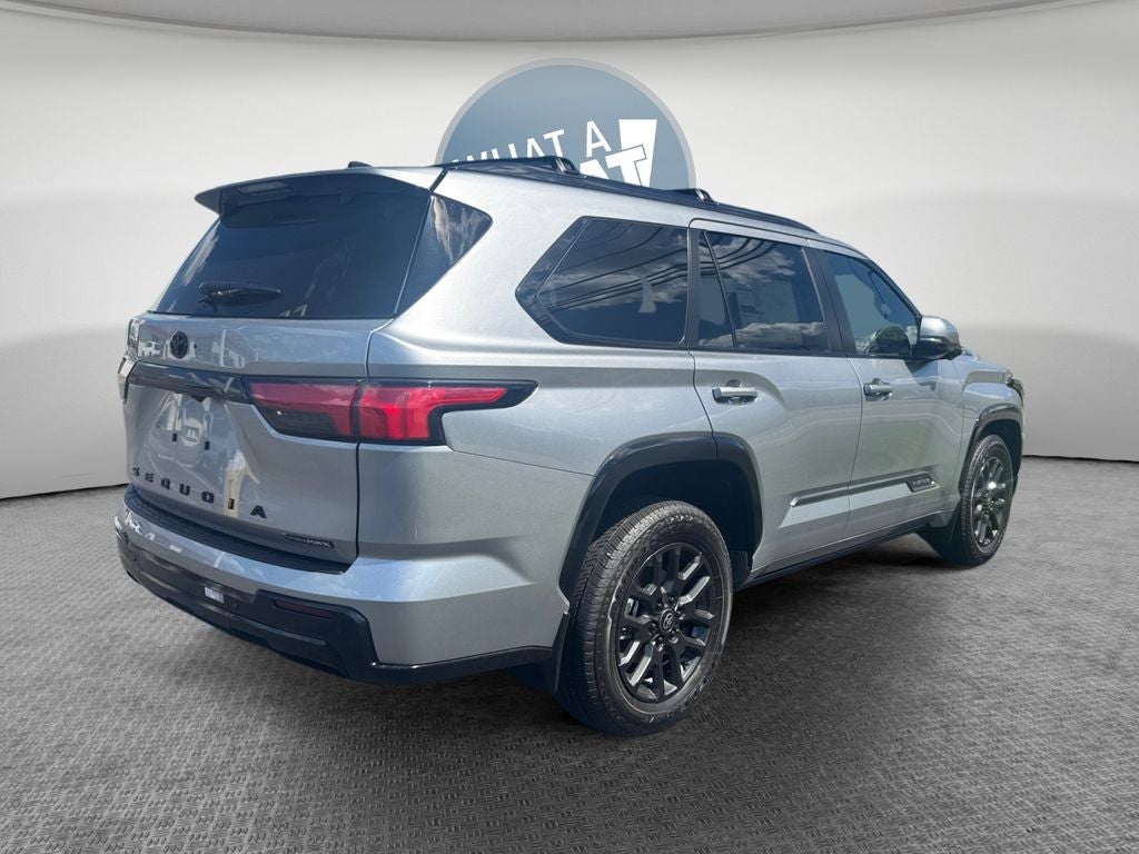 2026 Toyota Sequoia — rear three-quarter view