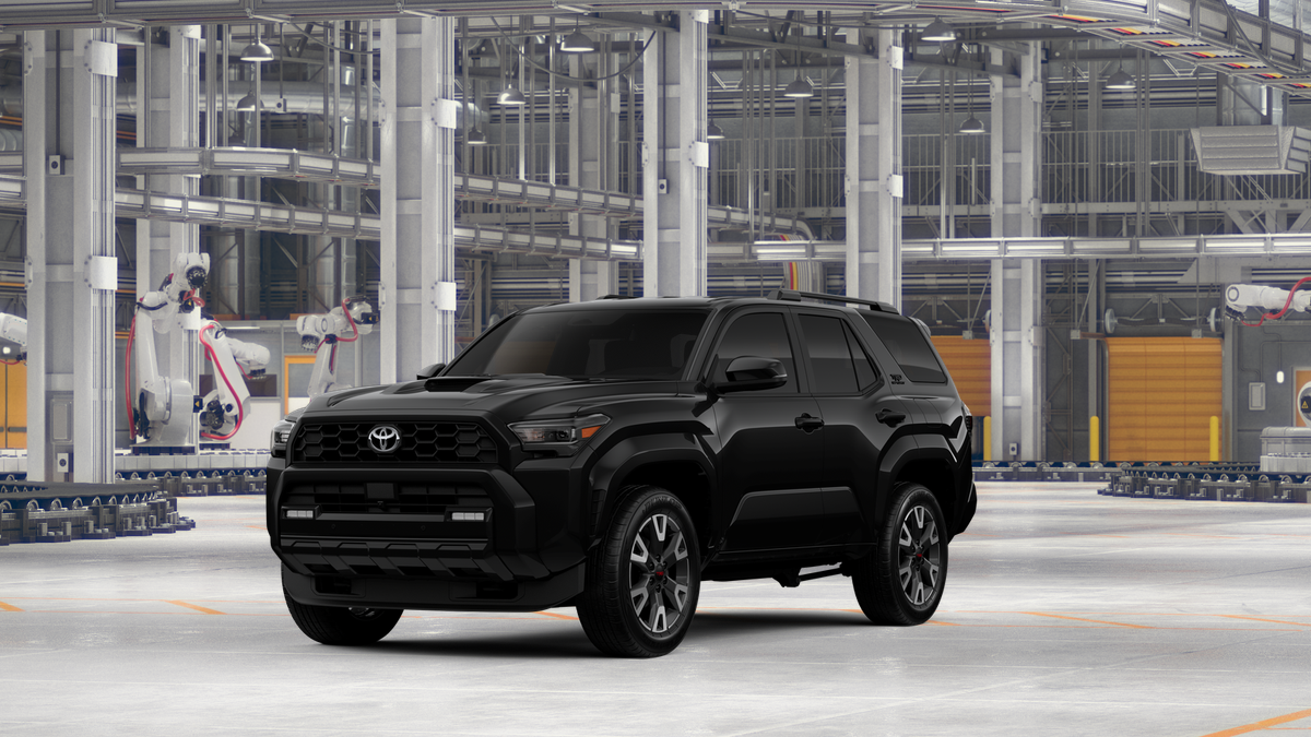 2026 Toyota 4Runner TRD Sport in Black — front three-quarter view